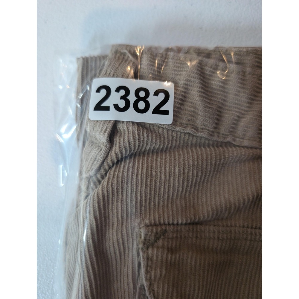 Earnest Sewn Pants Womens 29 Tan Corduroy Flare Bootcut Low Rise Zip Fly Casual - Picture 8 of 8